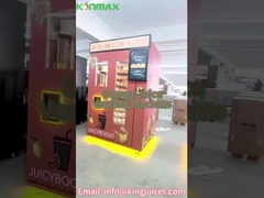 Zahlung per Karte Vollautomatik Naturfruchtsäfte Verteiler Frischer Orangensaft Verkaufsautomaten