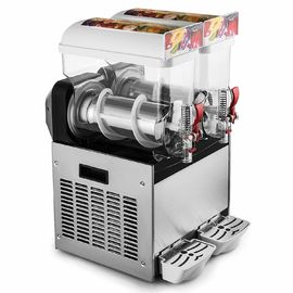 Zwei Schüssel-Eis-Schlamm-Maschine Smoothie-Maschine mit kühlerem System für Restaurant