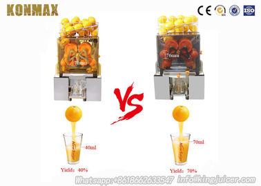 automatische kommerzielle orange Maschine des Juicer-90W 4 Gläser - 7 Gläser pro Minuten