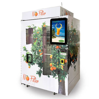 Dauerhafter Orangensaft-Automat für Supermarkt, Fruchtsaft-Automat