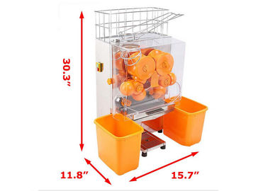 Proselbstzufuhr automatische orange Juicer-Maschinen-Zitrusfrucht-Saft-Maschinen-transparenter Plastik