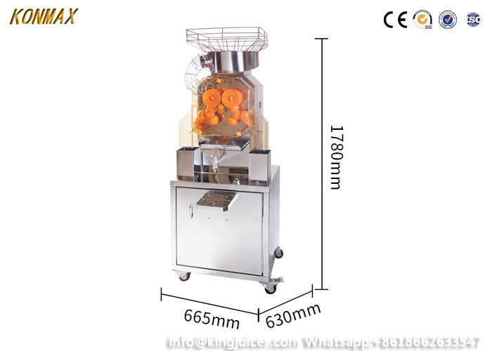 Automatische frische kommerzielle orange Juicer-Maschine 370w für Getränk kauft
